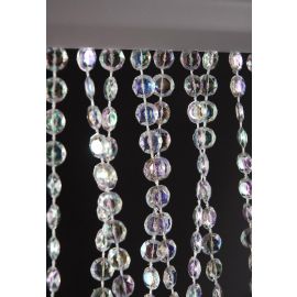 Jewel Acrylic Crystal  Iridescent Diamond Cut Garlands-72 Inch Long