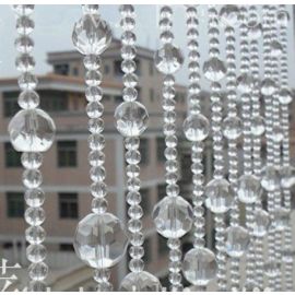 Crystal Gemstone Beaded Curtains-72 Inch Long