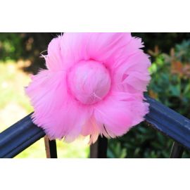Baby Pink  6 inch Rose Ball/Ornaments/Feather Flower /Kissing Ball/ Pompoms 1 Piece
