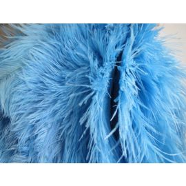 Sky Blue/Baby Blue Ostrich Feathers 10-12 inch 12 Pieces