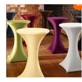 10pcs LARGE LYCRA COCKTAIL BAR TABLE CLOTH COVER