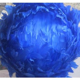 Premium Large Feather Balls/ Rose Balls /Flower Balls/ Ornaments Royal Blue 12 Inch