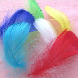 100 Pieces Packed Loose Goose Nagorie Feather  Feather Fillers Feather Confetti Assorted Color