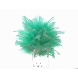 Premium Large Feather Balls/ Rose Balls /Flower Balls/Ornaments  Mint Green 12 Inch (Style II)