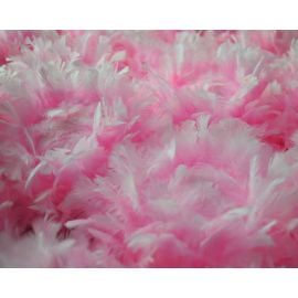 Premium Large Feather Balls/ Rose Balls /Flower Balls/Ornaments  Candy Pink 12 Inch (Style II)