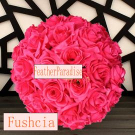 6 inches Rose Flower Pomander  Wedding decoratin Ball Silk Kissing Ball Rose Flowers Balls-Fushica