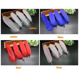 Goose Pallet Goose Loose Feathers Fancy Loose Goose Feathers 20pcs Blue