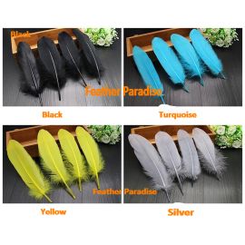 Goose Pallet Goose Loose Feathers Fancy Loose Goose Feathers 20pcs Yellow