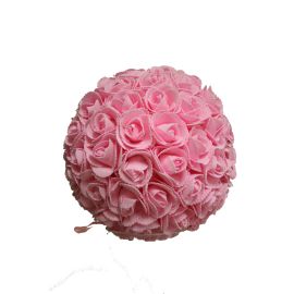 9 Inches Pink Rose Ball Pomander Kissing ball