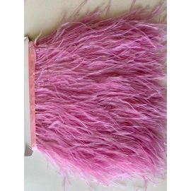 Light Lavender /Lilac Ostrich Feather Trims/Sew On Ostrich Feather Fringe 1 Yard