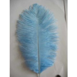 Sky Blue Ostrich Feathers/ plumes 18-20 inch 50 Pieces
