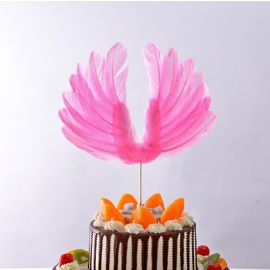 Feather Wing for Cake Decoration Wedding Cake Birthday Cake Feather Decoration Multi-colors 3