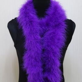 Purple Marabou Fluffy Boa 6 feet 2 Yards 50g Very Thick