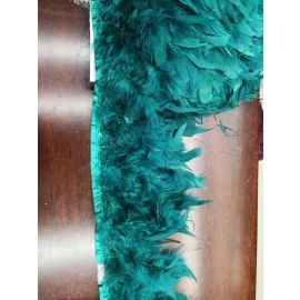 Teal Chandelles Trims/Fringe Sew on  Feathers 10 Yard/Piece