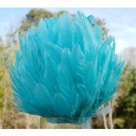 Tiffany Blue Premium Feather Pomander/Feather Balls/Rose Balls/Flower Balls/ Ornaments/ 12 Inch