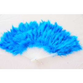 Turquoise Marabou Fluffy Feather Fans