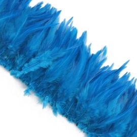 800 pcs Turquoise Rooster Saddle Feathers 5-6 inches