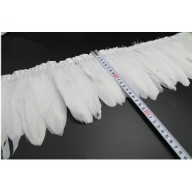 White Goose Pallets Parried Fringe Sew on Feathers 2 yards/Piece