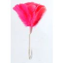 Hot Pink Turkey  Duster Feather Tickler